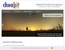 Tablet Screenshot of cheabit.com